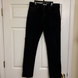 Mens Abercrombie & Fitch jeans 32x32 slim straight stretch color black